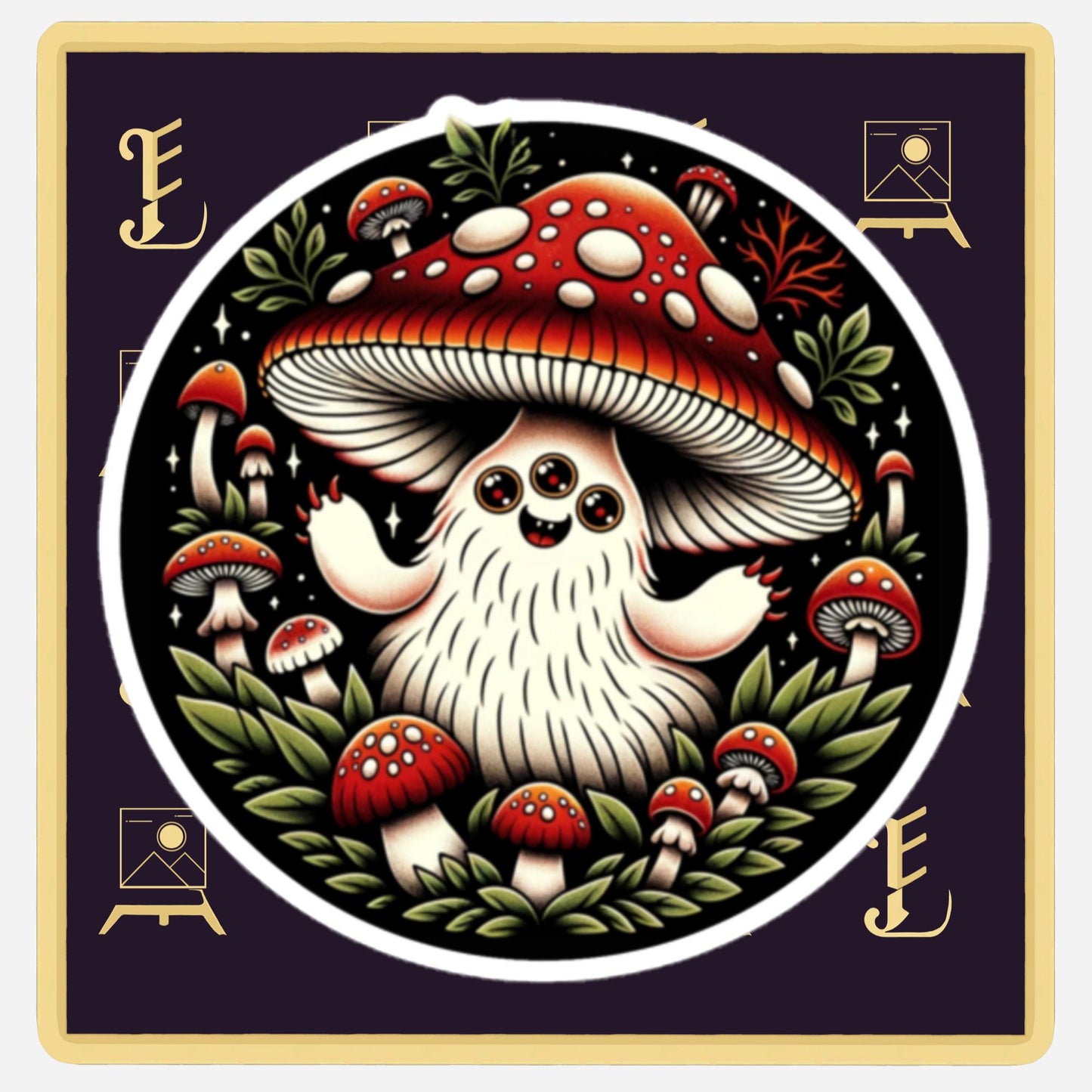 Fungi Creature Sticker