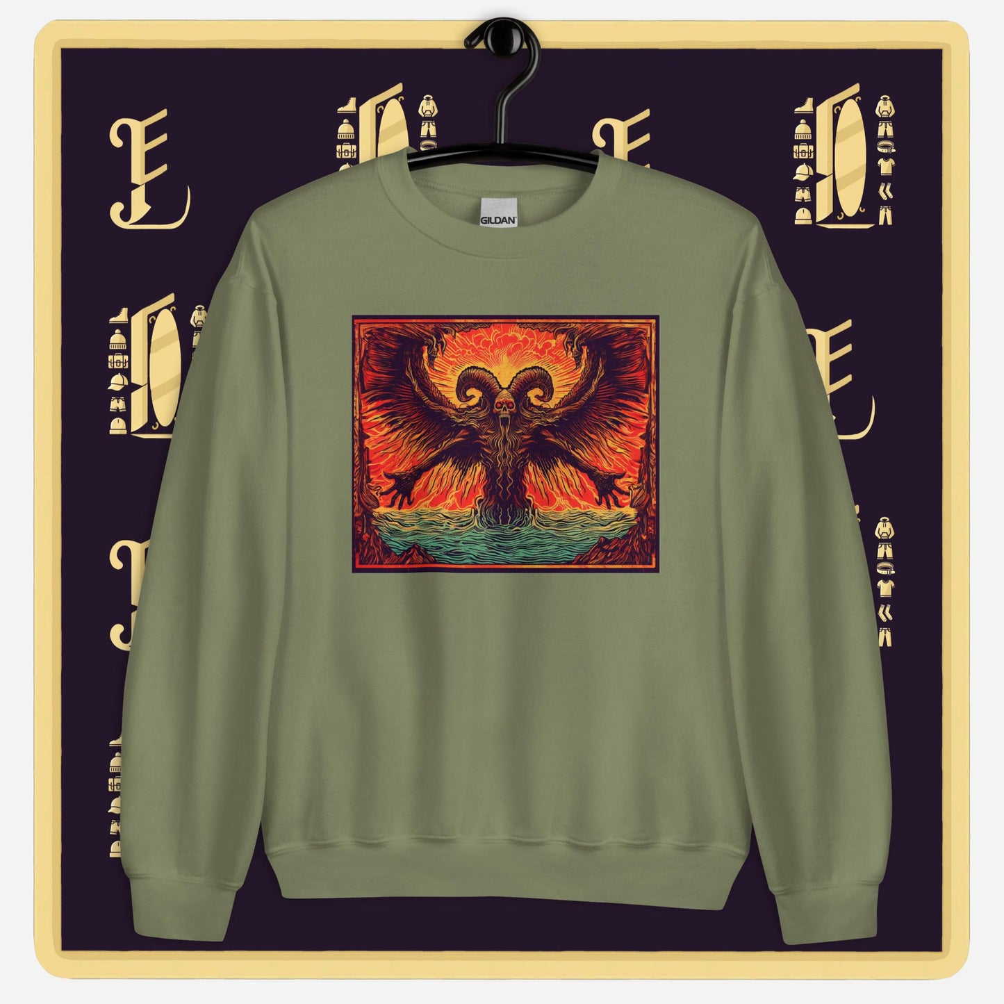 "dark messiah" unisex sweatshirt