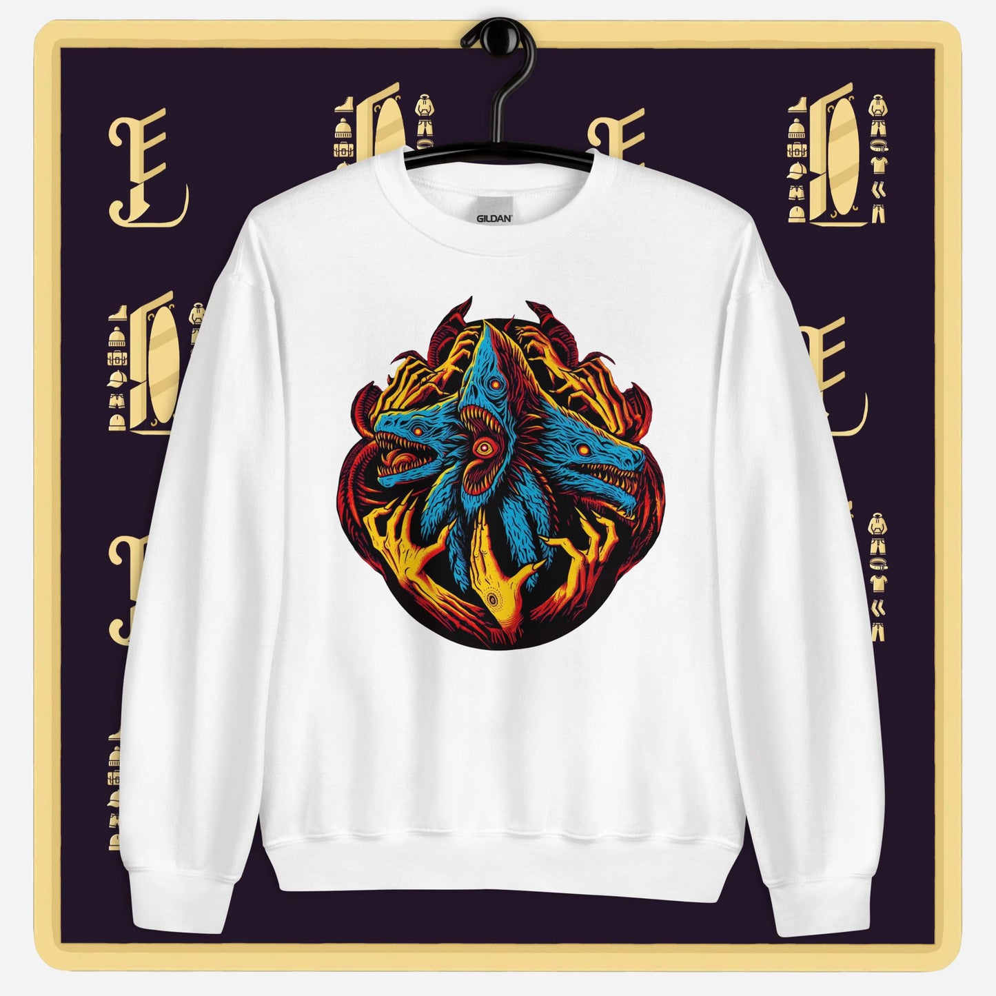 "folly" unisex sweatshirt