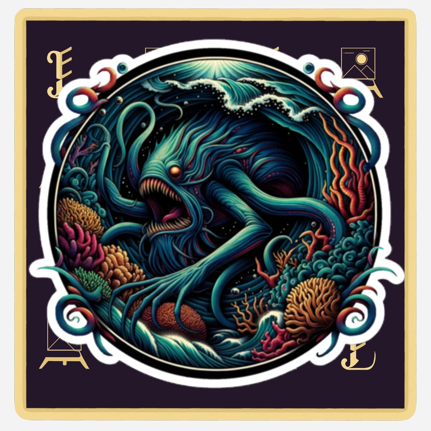 Aquatic Creature Sticker