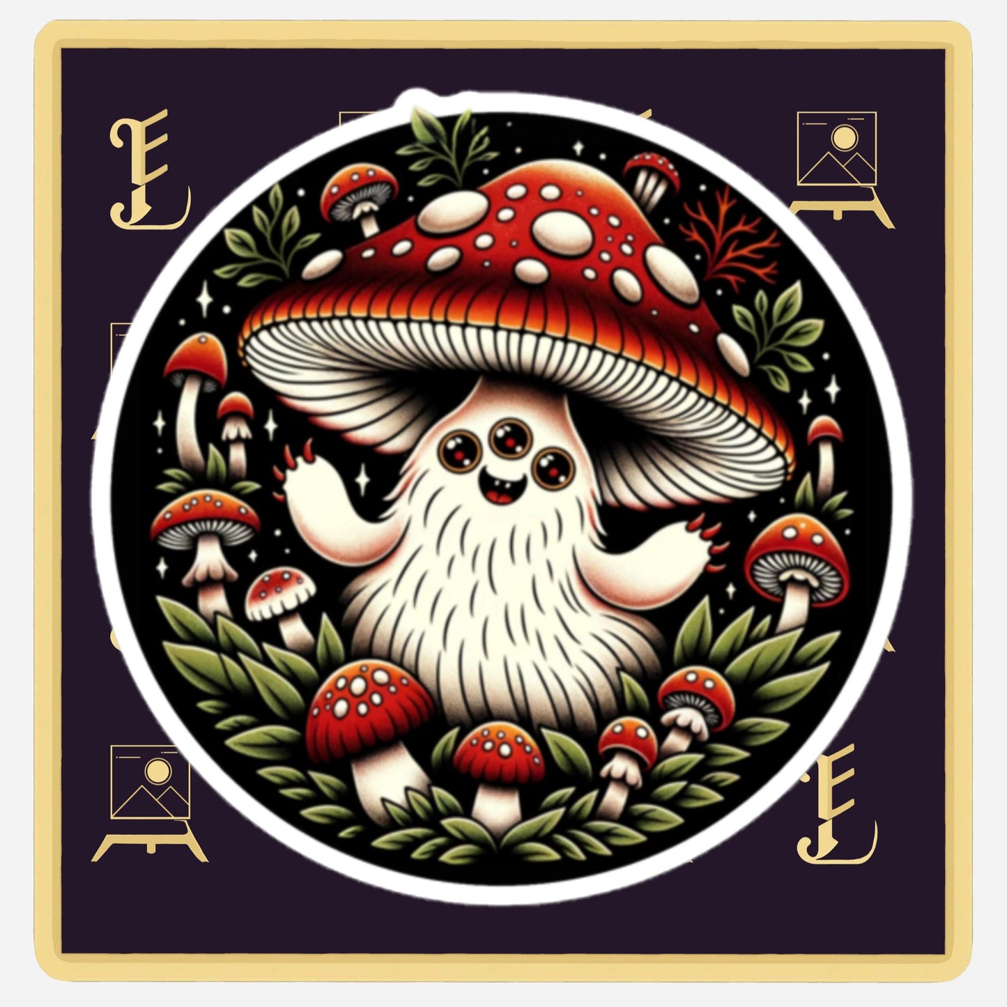 Fungi Creature Sticker