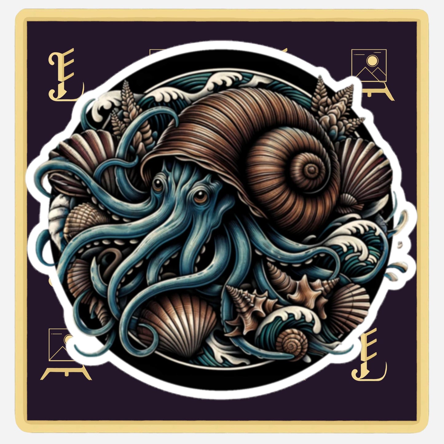 Mollusk Creature Sticker